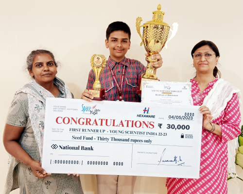YOUNG SCIENTIST INDIA AWARD 2023